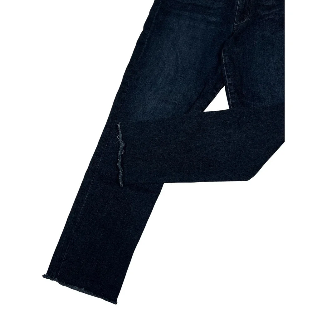 Joe's‎ Jeans Darby Straight Leg Women 31 Dark Blue Excellent Raw Hem TBGDBY5748